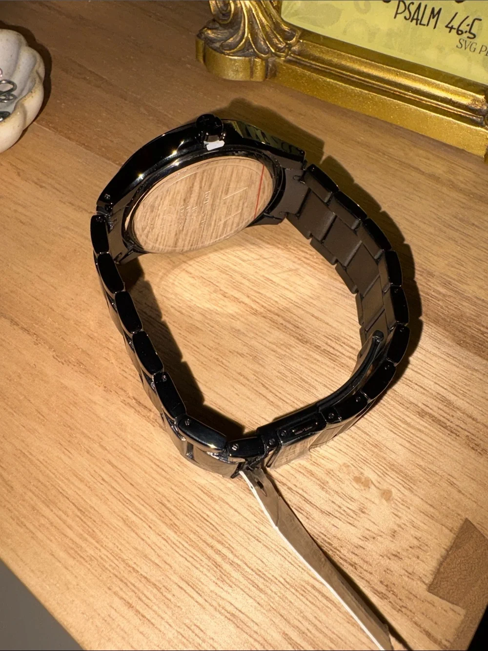 Emporio Armani Black Stainless Steel Men's Watch
